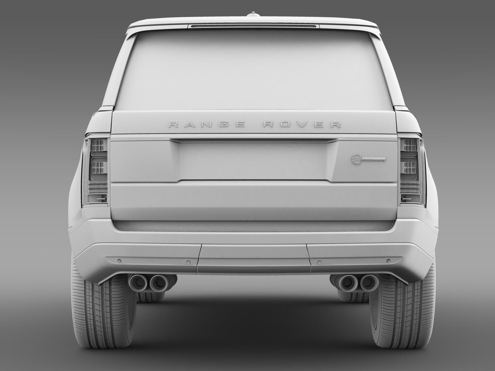 Range Rover SVAutobiography LWB L405 2016 3D model_14