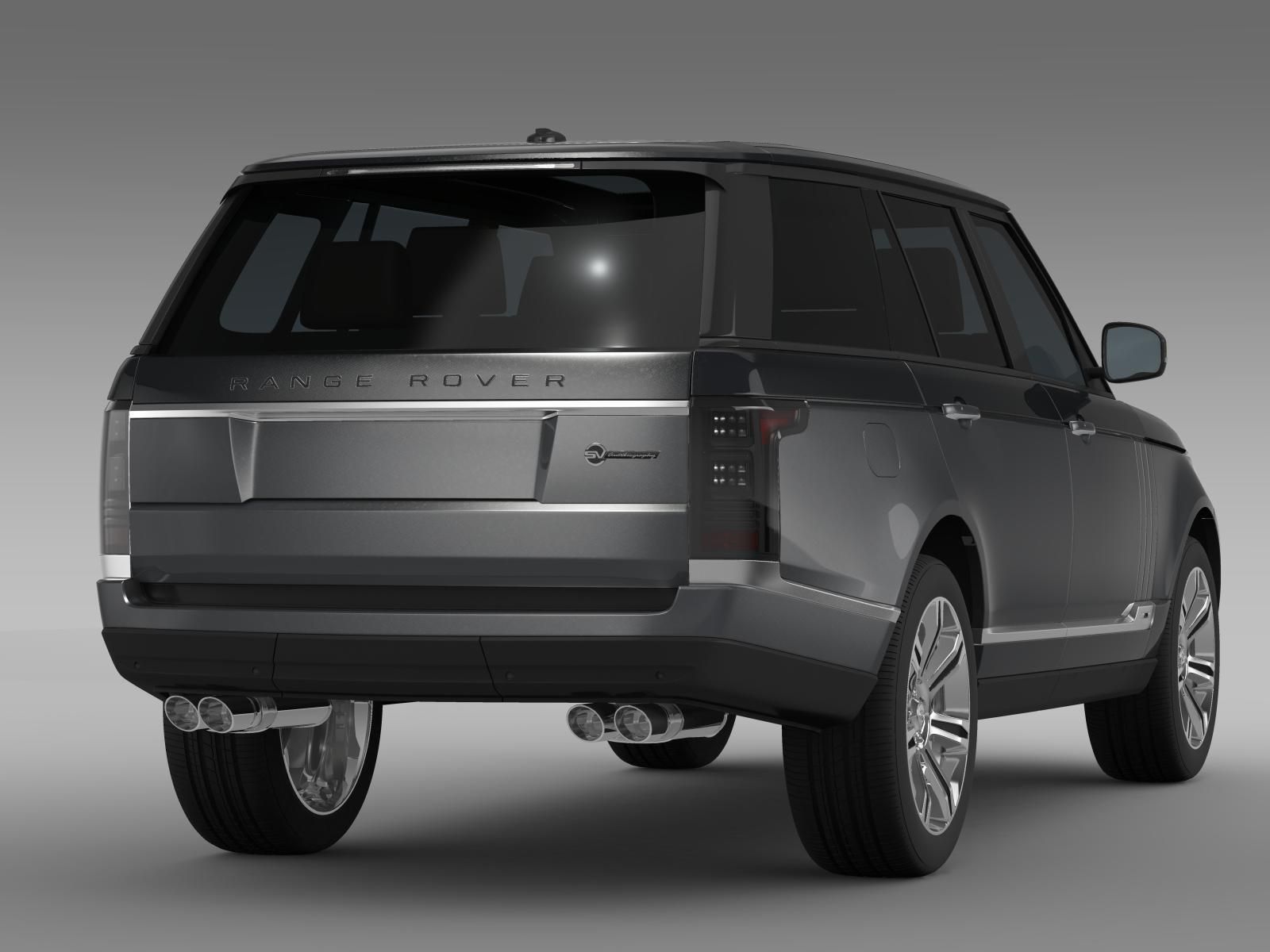 Range Rover SVAutobiography LWB L405 2016 3D model_8