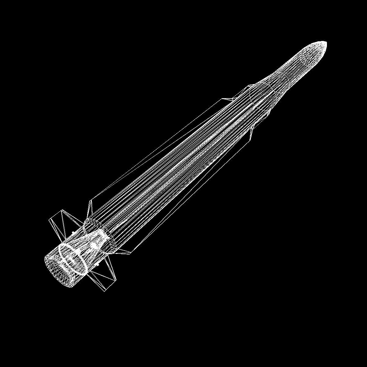 RIM-162 ESSM Missile 3D model_13