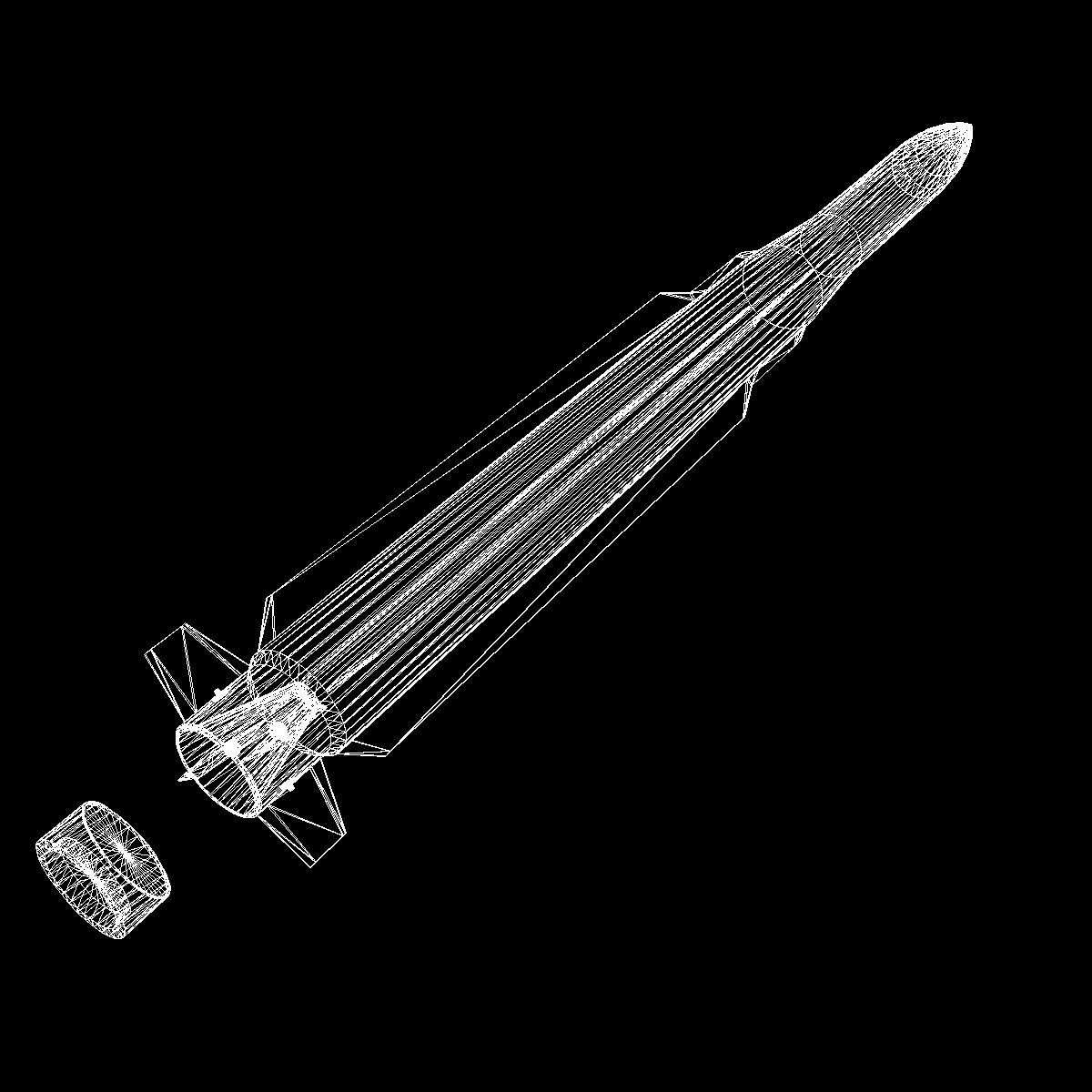 RIM-162 ESSM Missile 3D model_14