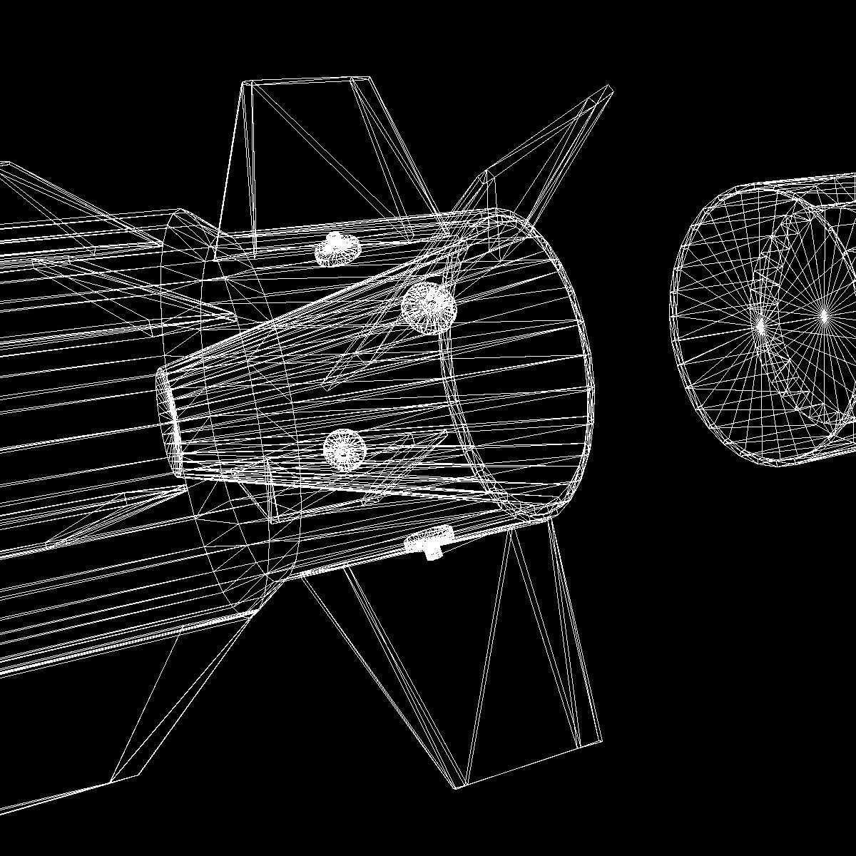 RIM-162 ESSM Missile 3D model_17