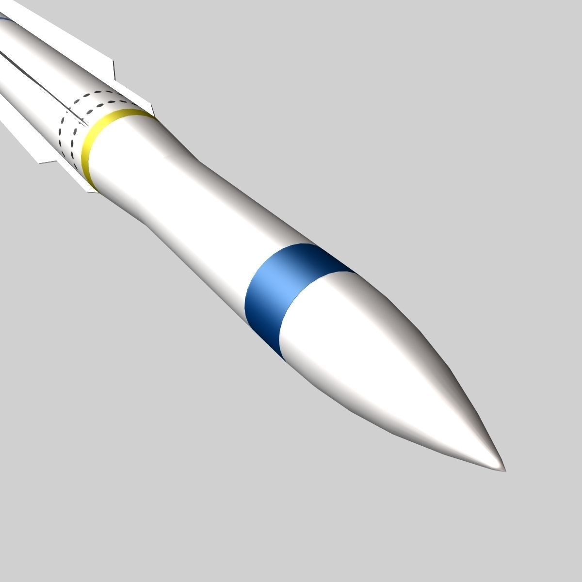 RIM-162 ESSM Missile 3D model_6