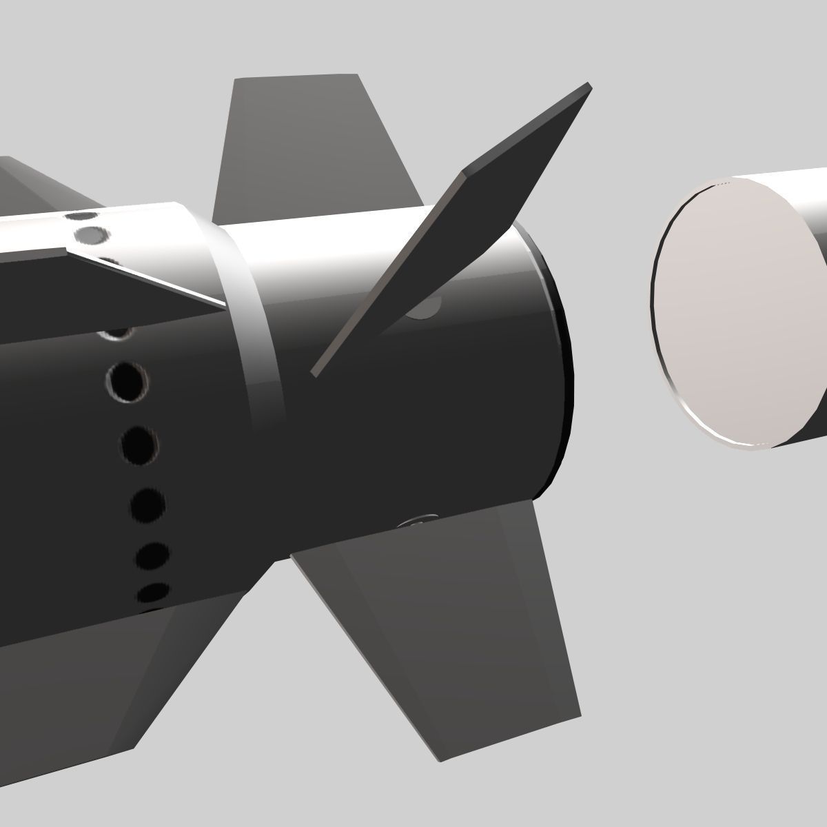 RIM-162 ESSM Missile 3D model_7