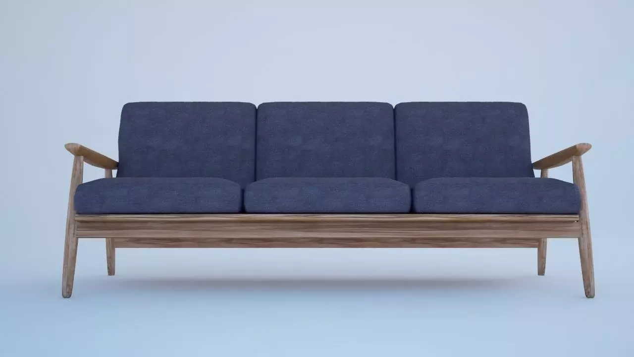 Blue Sofa 3D model