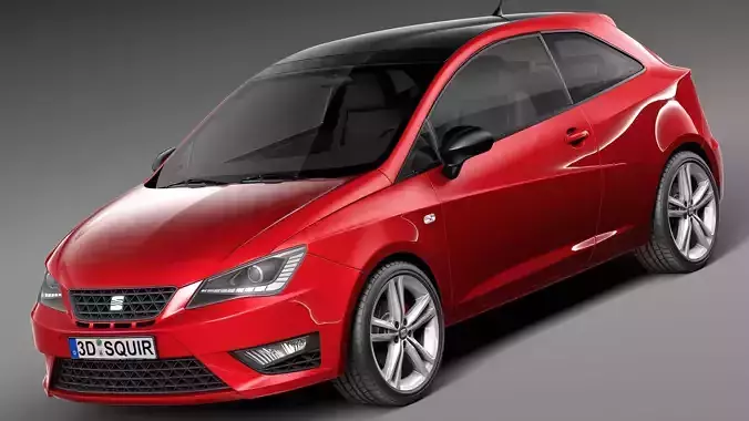 Seat Ibiza Cupra 3-door 2013 3D model