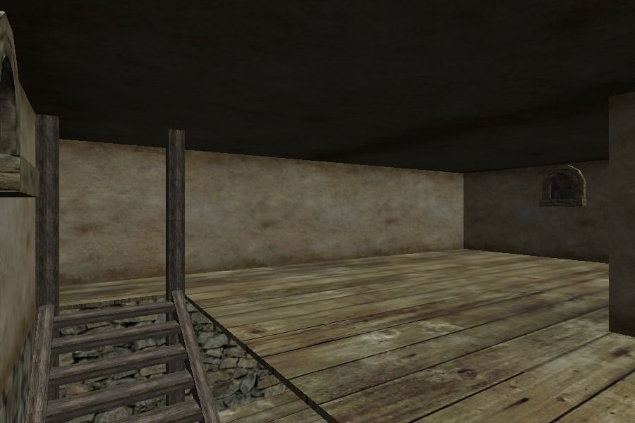 OldHouse medieval house 3D model_3