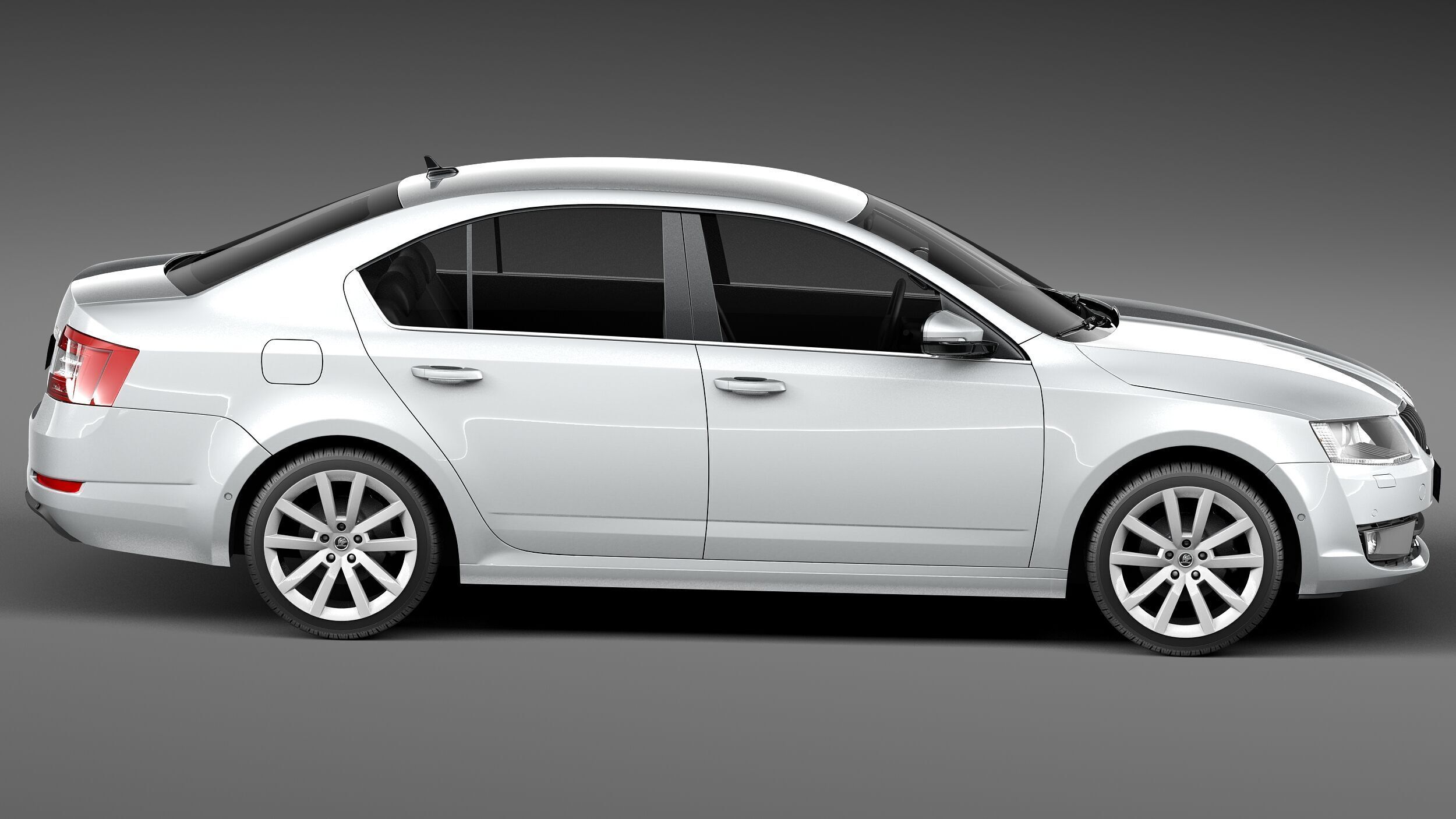Skoda Octavia Sedan 2013 3D model_6