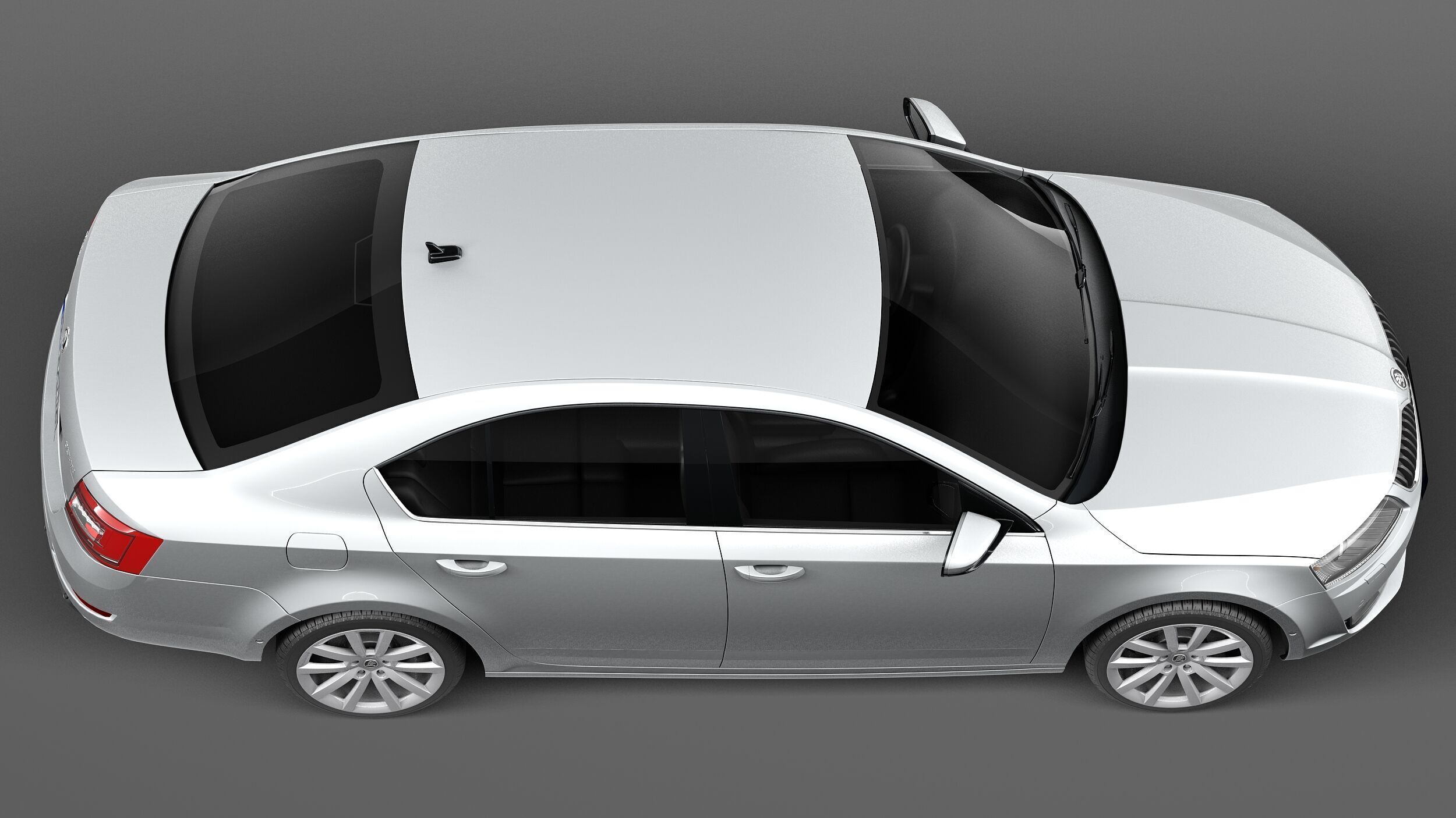 Skoda Octavia Sedan 2013 3D model_7