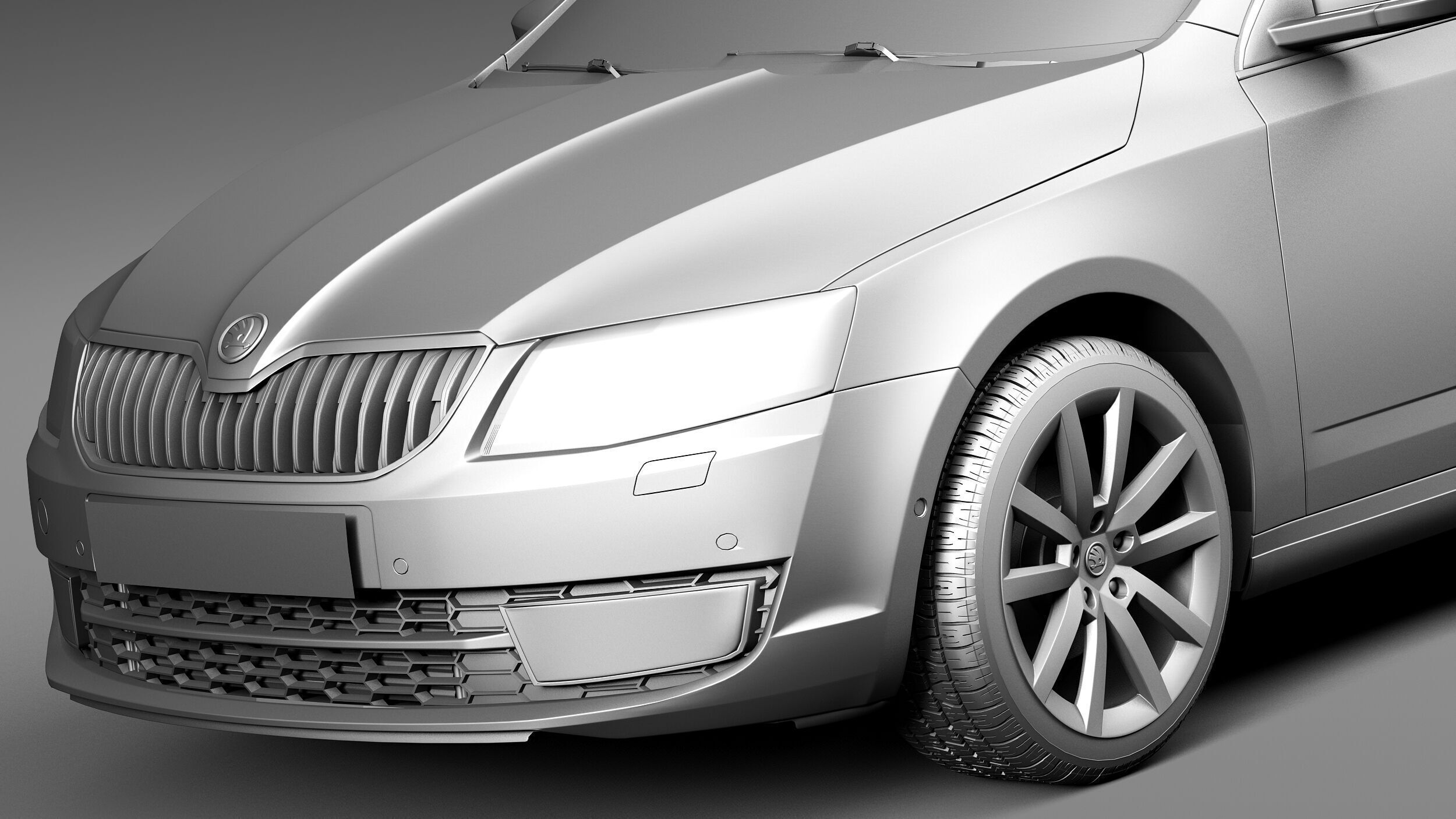 Skoda Octavia Sedan 2013 3D model_10