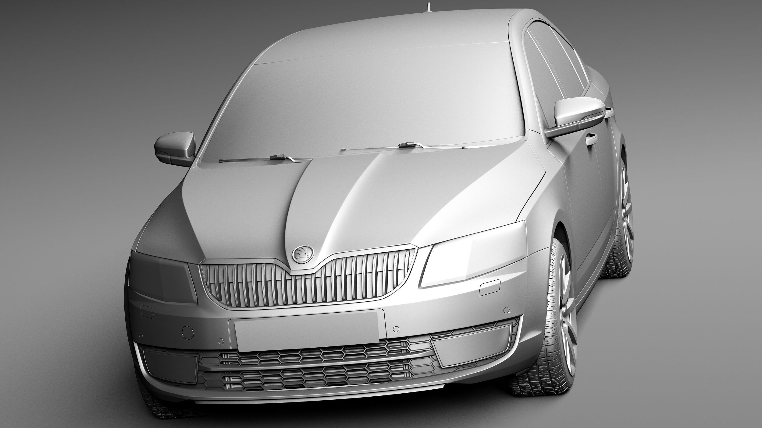 Skoda Octavia Sedan 2013 3D model_9