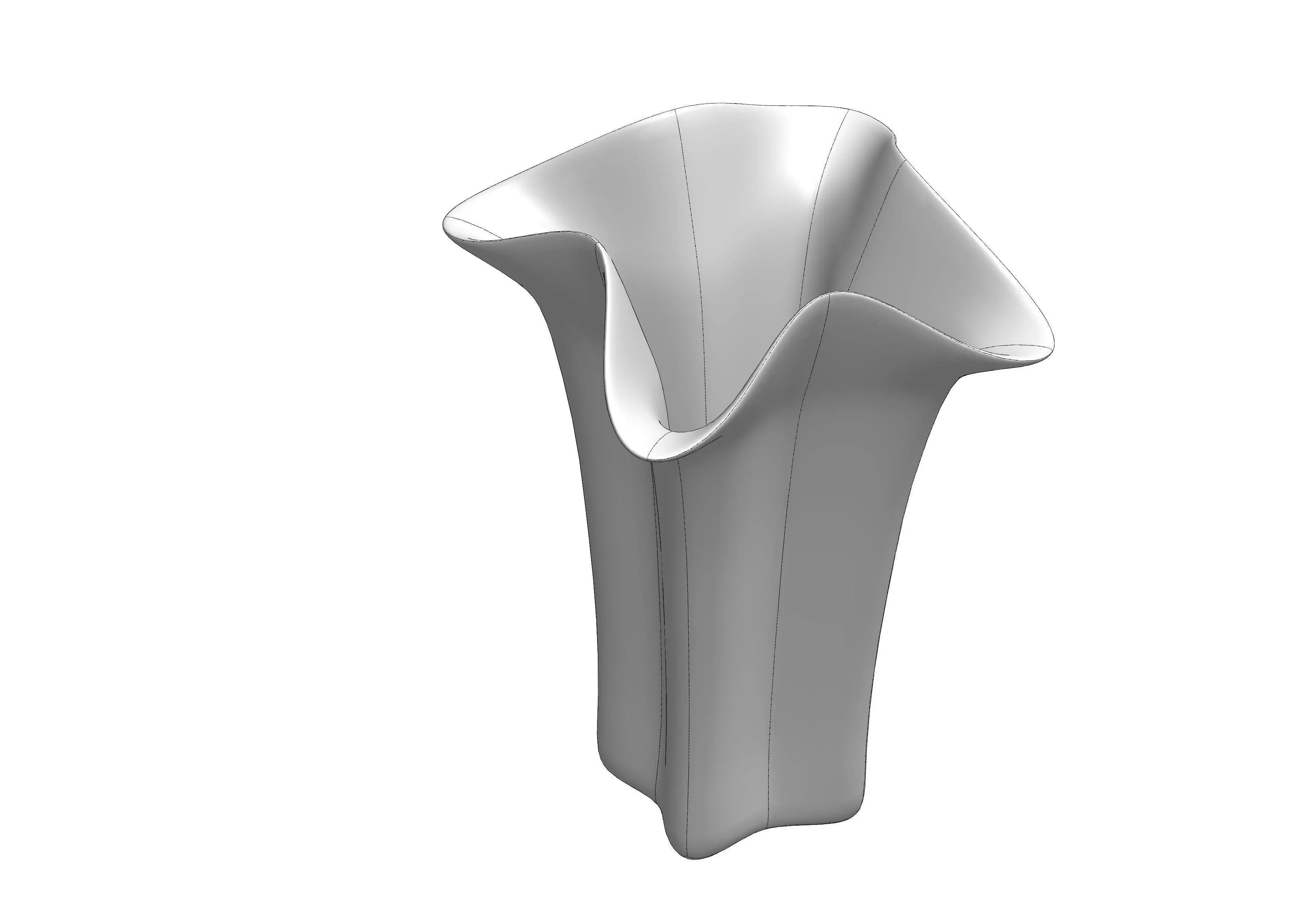 Glass Vase 3D model_0