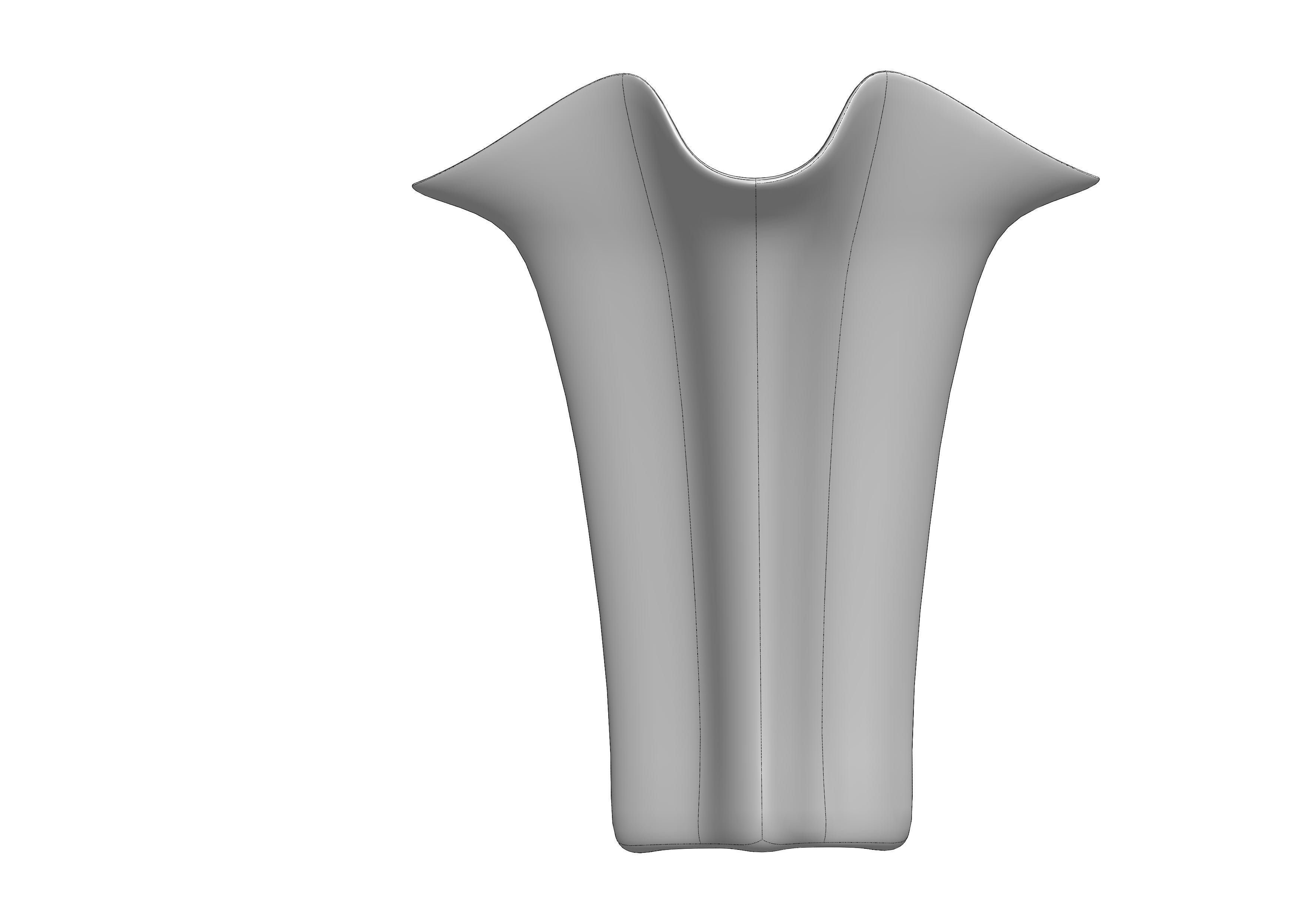 Glass Vase 3D model_4