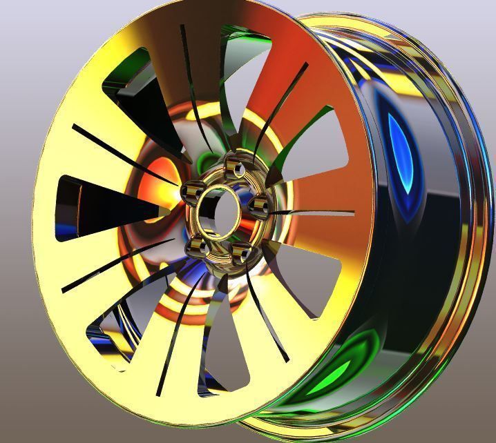 wheel mk Free 3D model_2