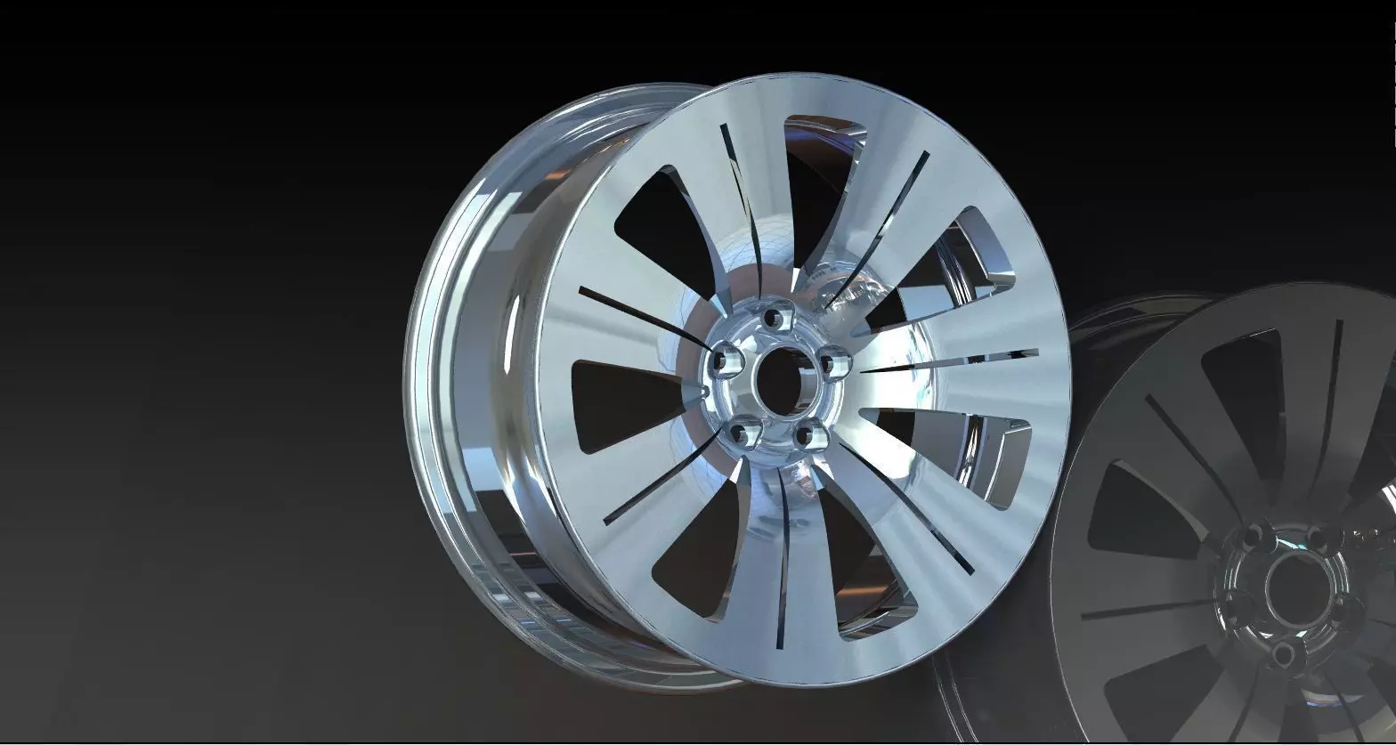 wheel mk Free 3D model_0