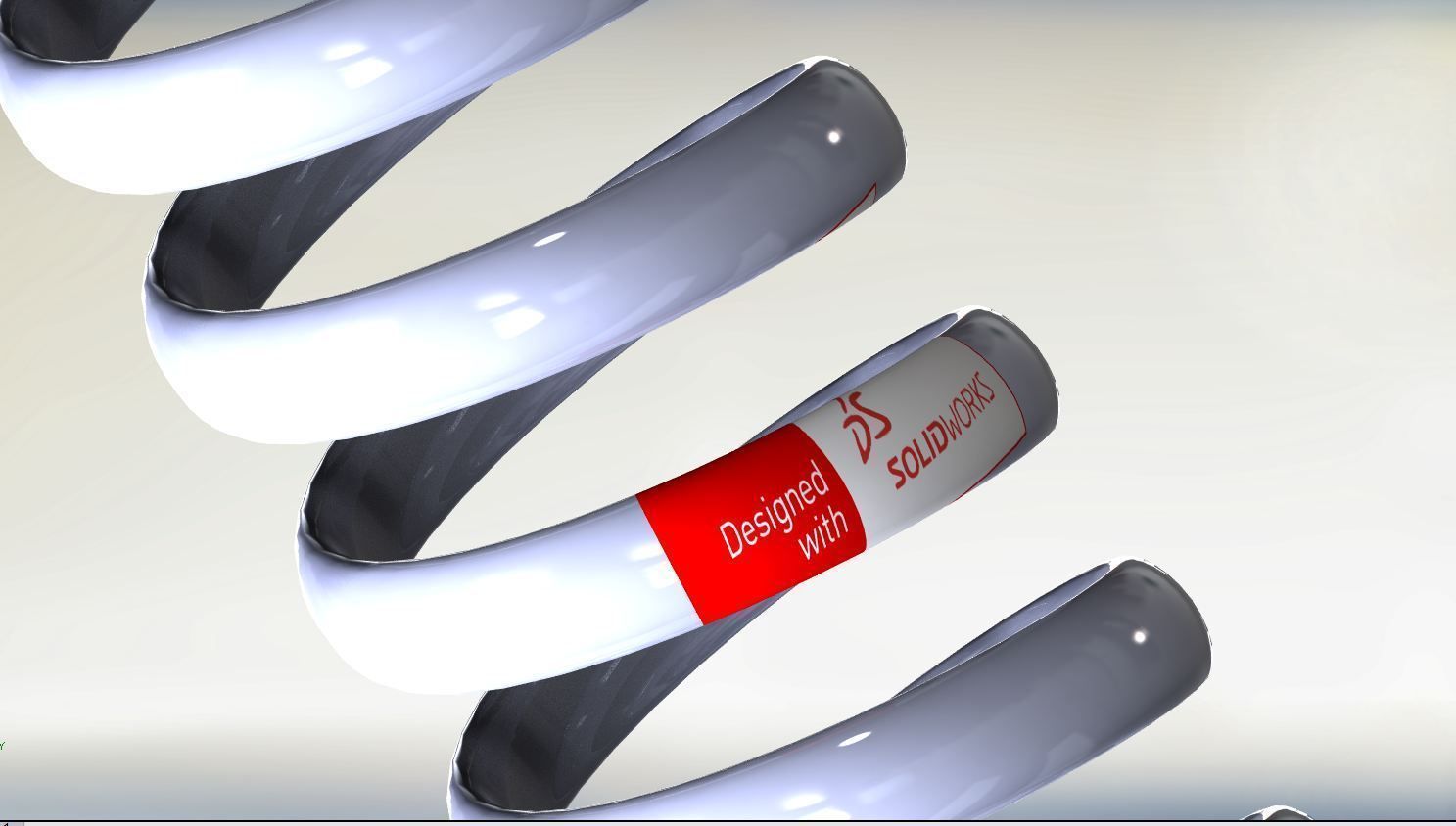 Ressort metal ball Free 3D model_2