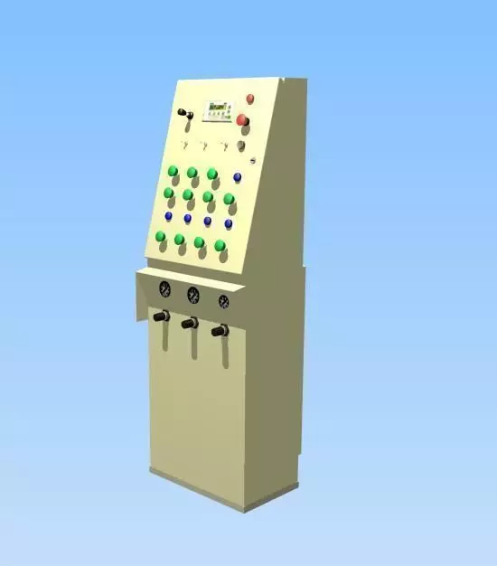 Tablero de maquina Free 3D model