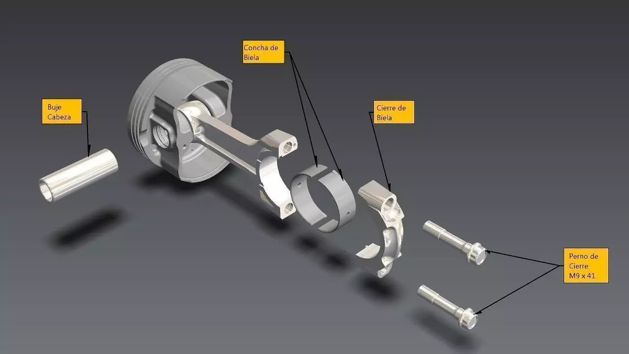 Piston Assembly Instruction Free 3D model_0