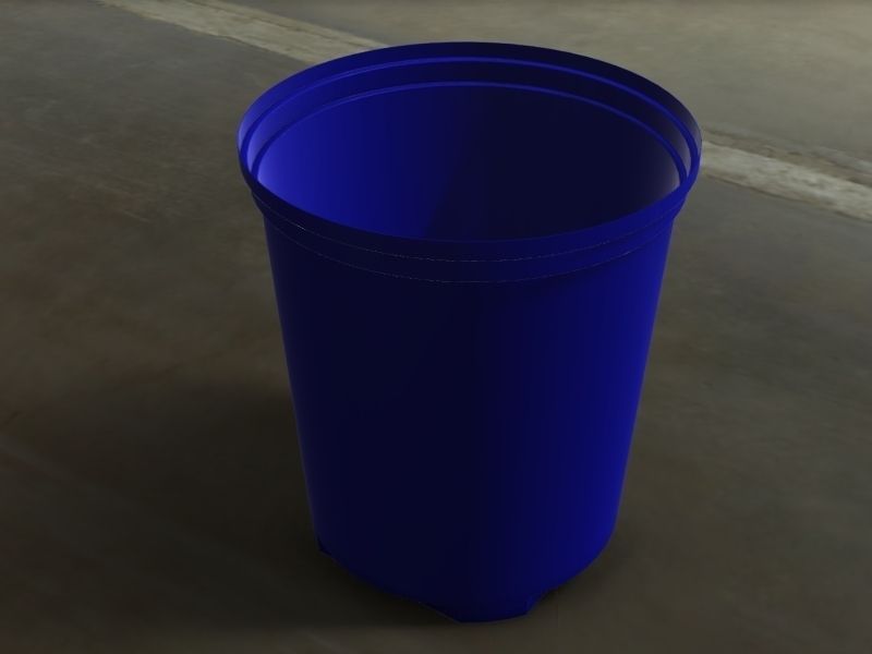 Plastic Tank 1000Lts 3D model_1