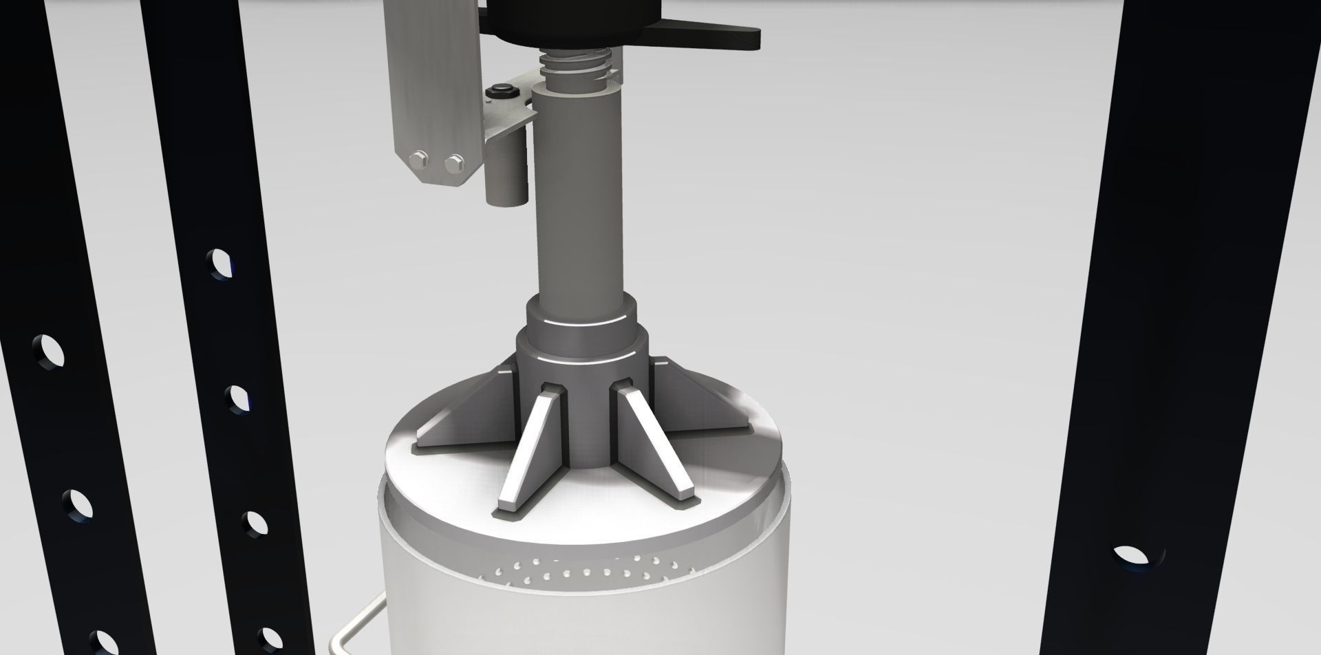 Semi-Automatic separator Press 3D model_6