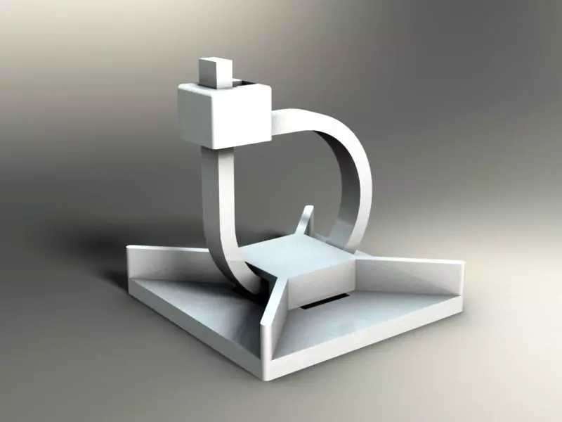 Cable Mount - Ty-wrap Free 3D model