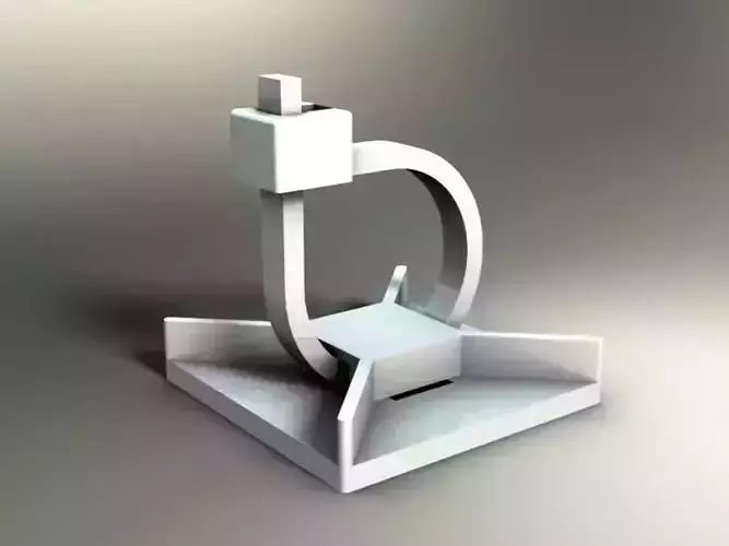 Cable Mount - Ty-wrap Free 3D model