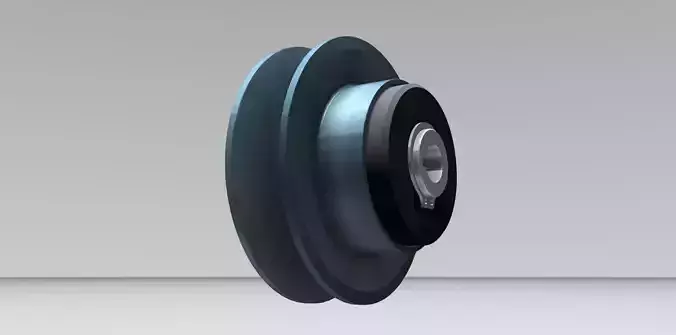 Variable Pulley - Spring Mechanism 3D model