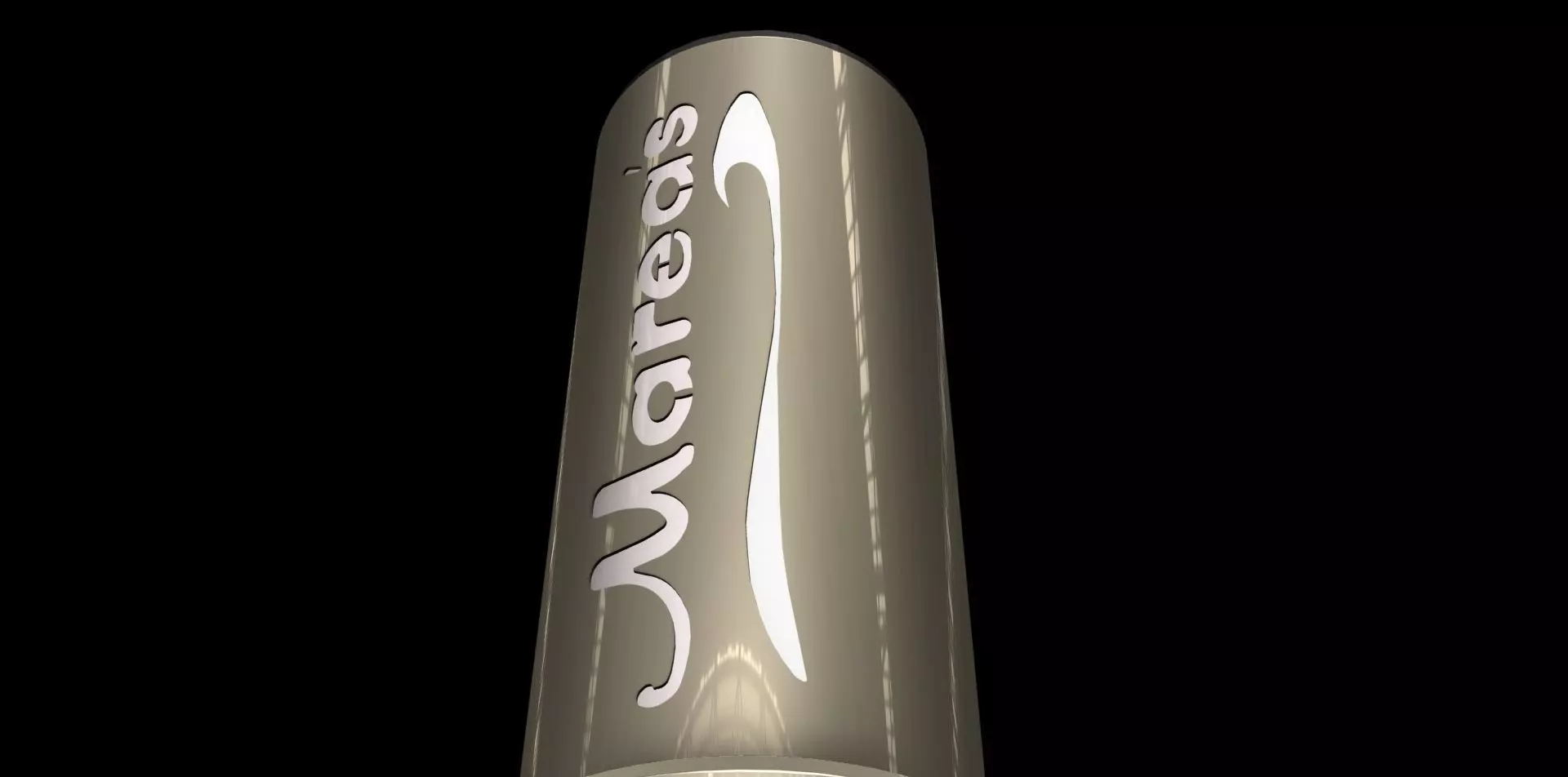 Rotating Ad Cylinder Free 3D model_0
