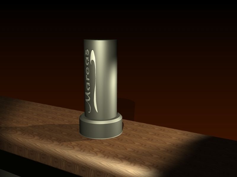 Rotating Ad Cylinder Free 3D model_2
