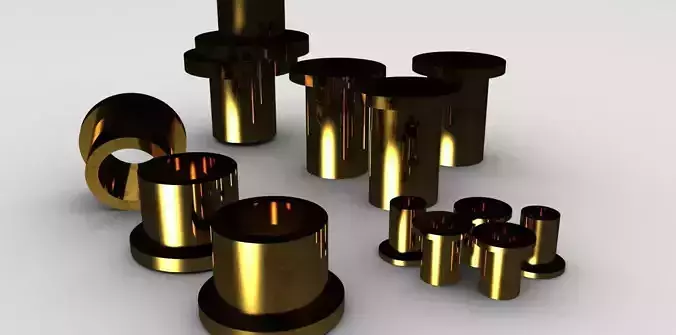 Flanged Bushing Ipart Factory Free 3D model