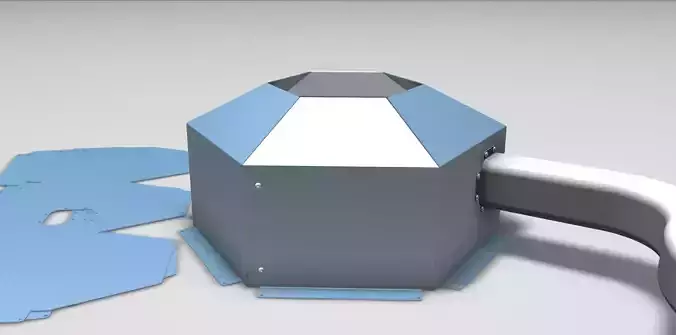 Air Duct Section Free 3D model