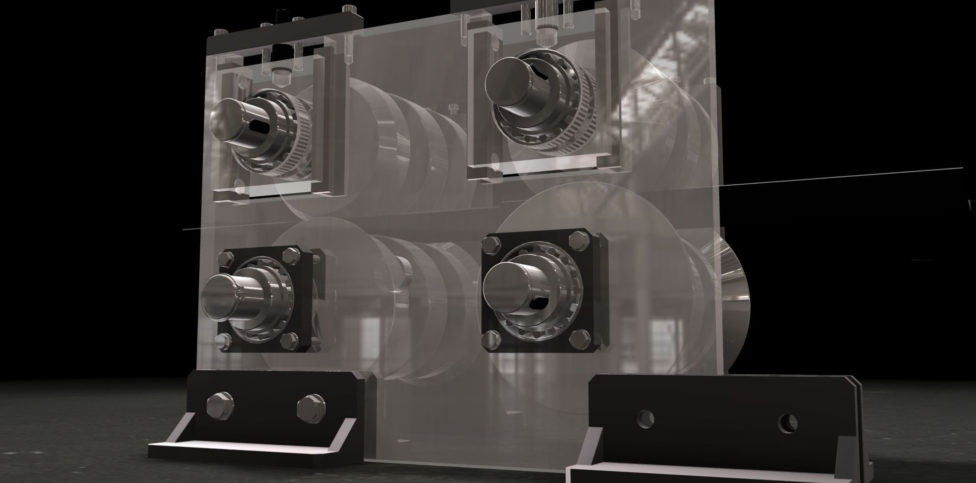 Roll Forming Mill First two Passes 3D model_6