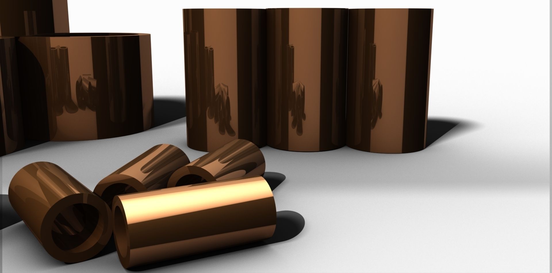 Cyl Bushing Ipart Factory Free 3D model_1