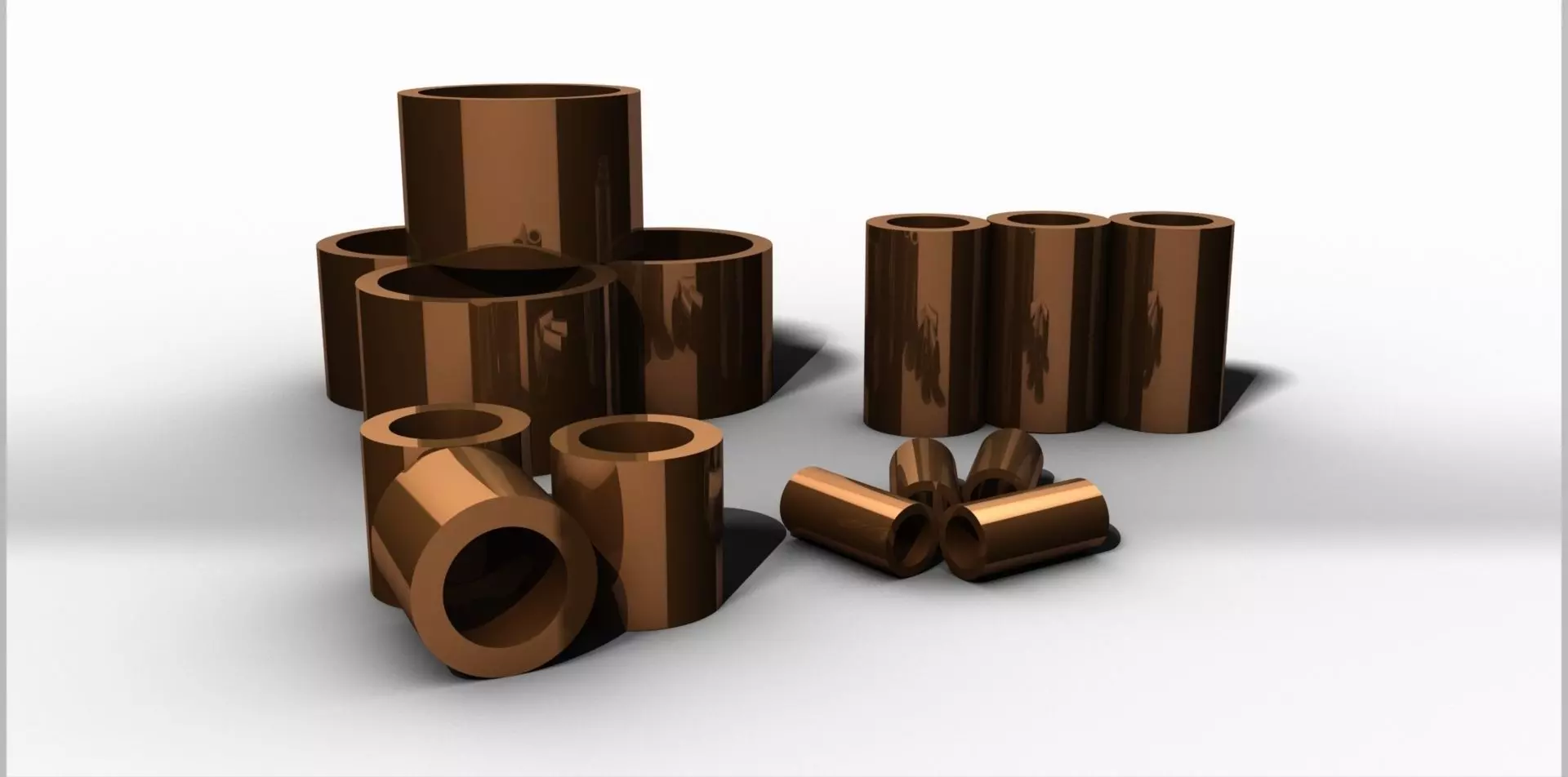 Cyl Bushing Ipart Factory Free 3D model_0