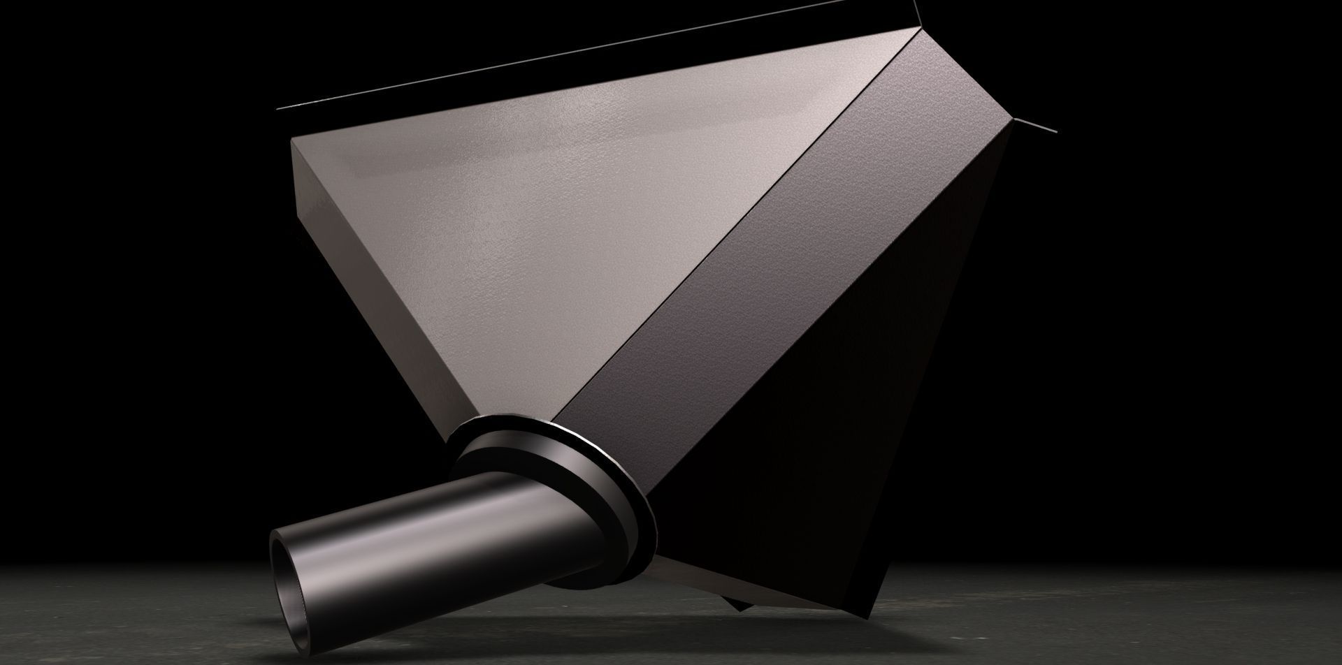 Discharge Cone - Sheet Metal 3D model_2