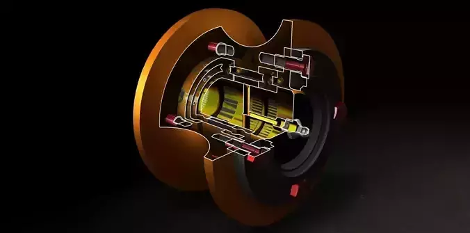 Rail Wheel 3D model
