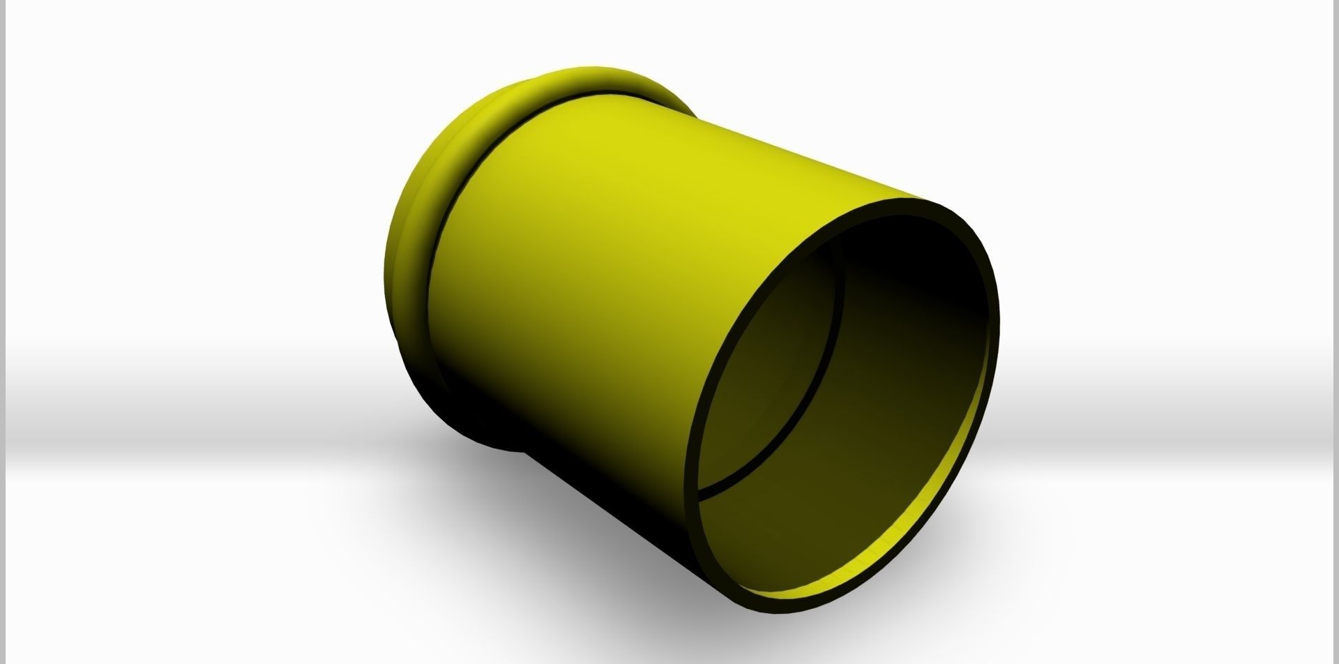 PVC Coupling 2 3D model_1
