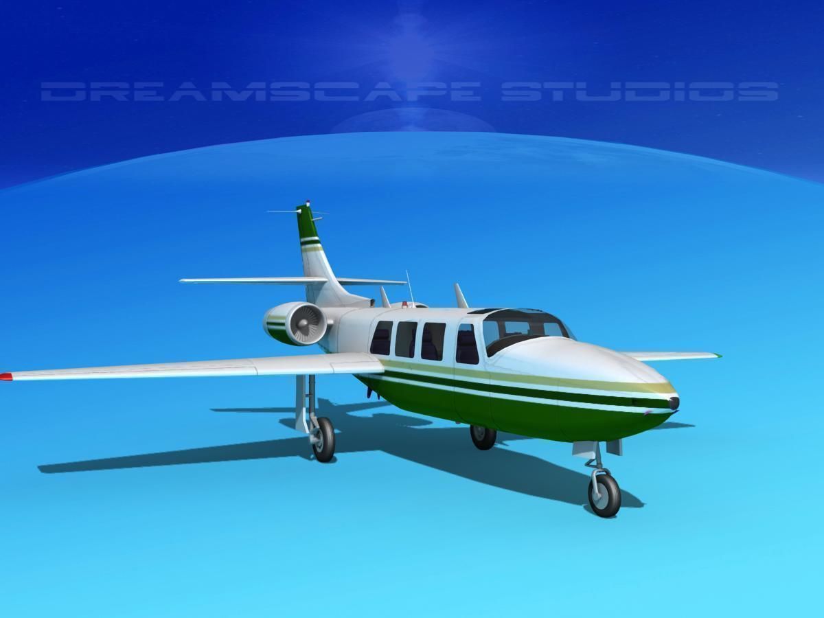 Piper Aerostar FJ-100 Fanjet V05 3D model_2