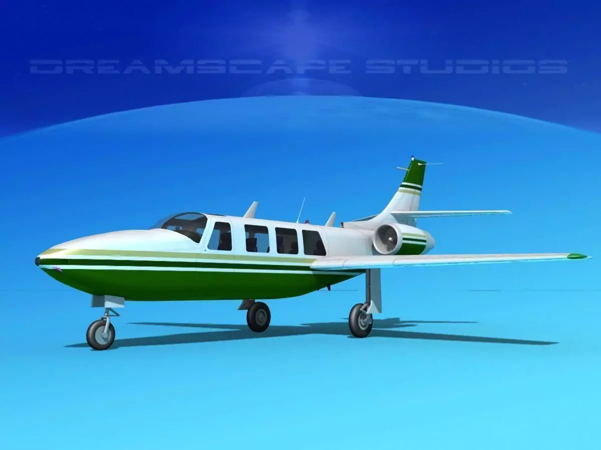 Piper Aerostar FJ-100 Fanjet V05 3D model_0