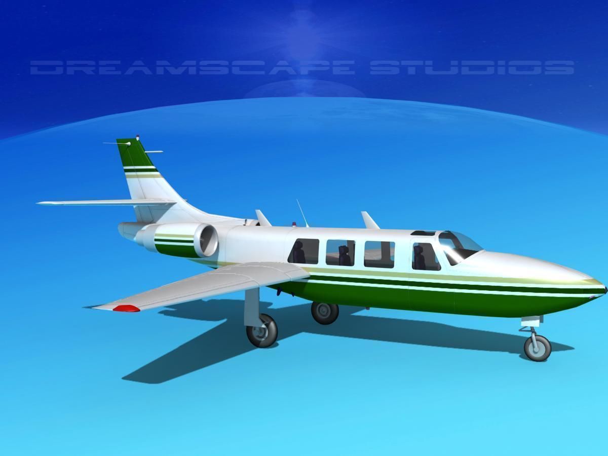 Piper Aerostar FJ-100 Fanjet V05 3D model_3