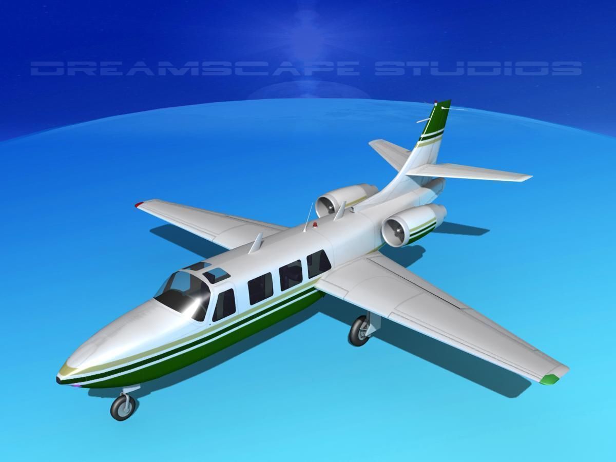 Piper Aerostar FJ-100 Fanjet V05 3D model_10