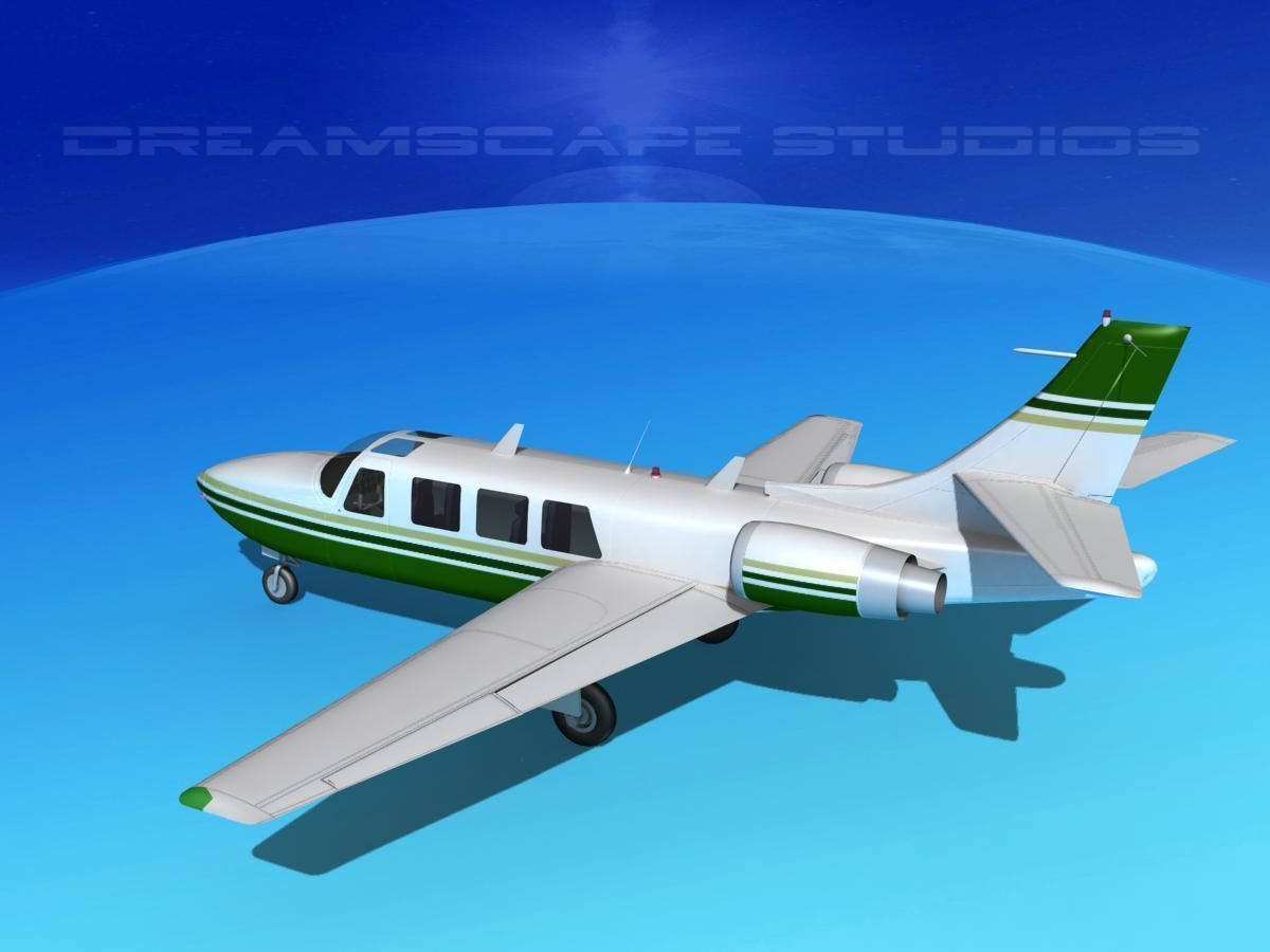 Piper Aerostar FJ-100 Fanjet V05 3D model_8