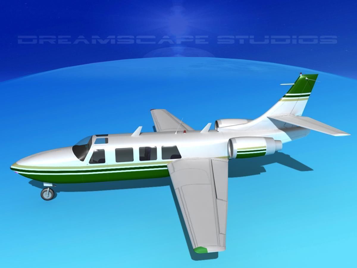 Piper Aerostar FJ-100 Fanjet V05 3D model_9