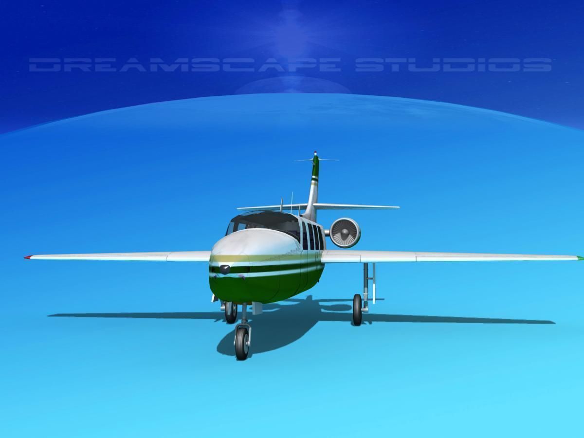 Piper Aerostar FJ-100 Fanjet V05 3D model_1