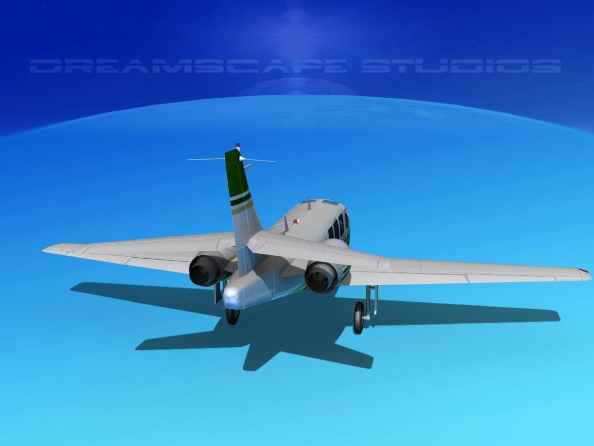 Piper Aerostar FJ-100 Fanjet V05 3D model_6