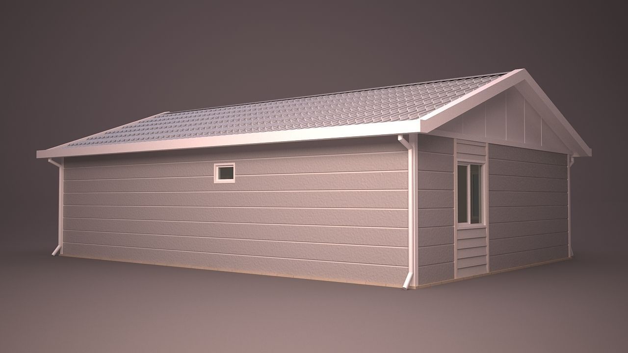 HOME COLLECTION 4 house with roof 3D model_31