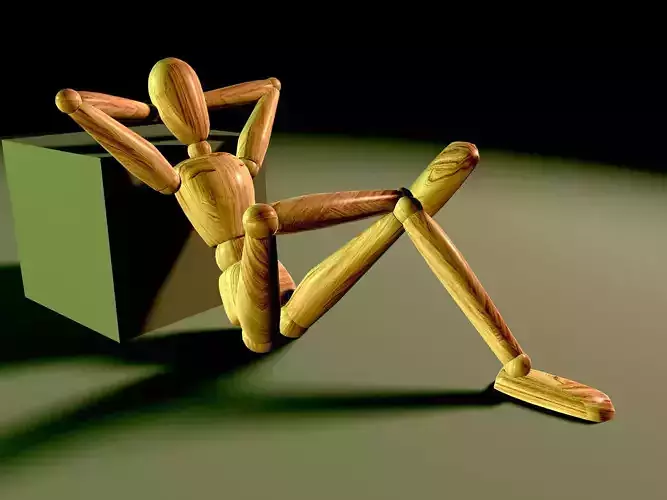 WOODEN PUPPET 3D model