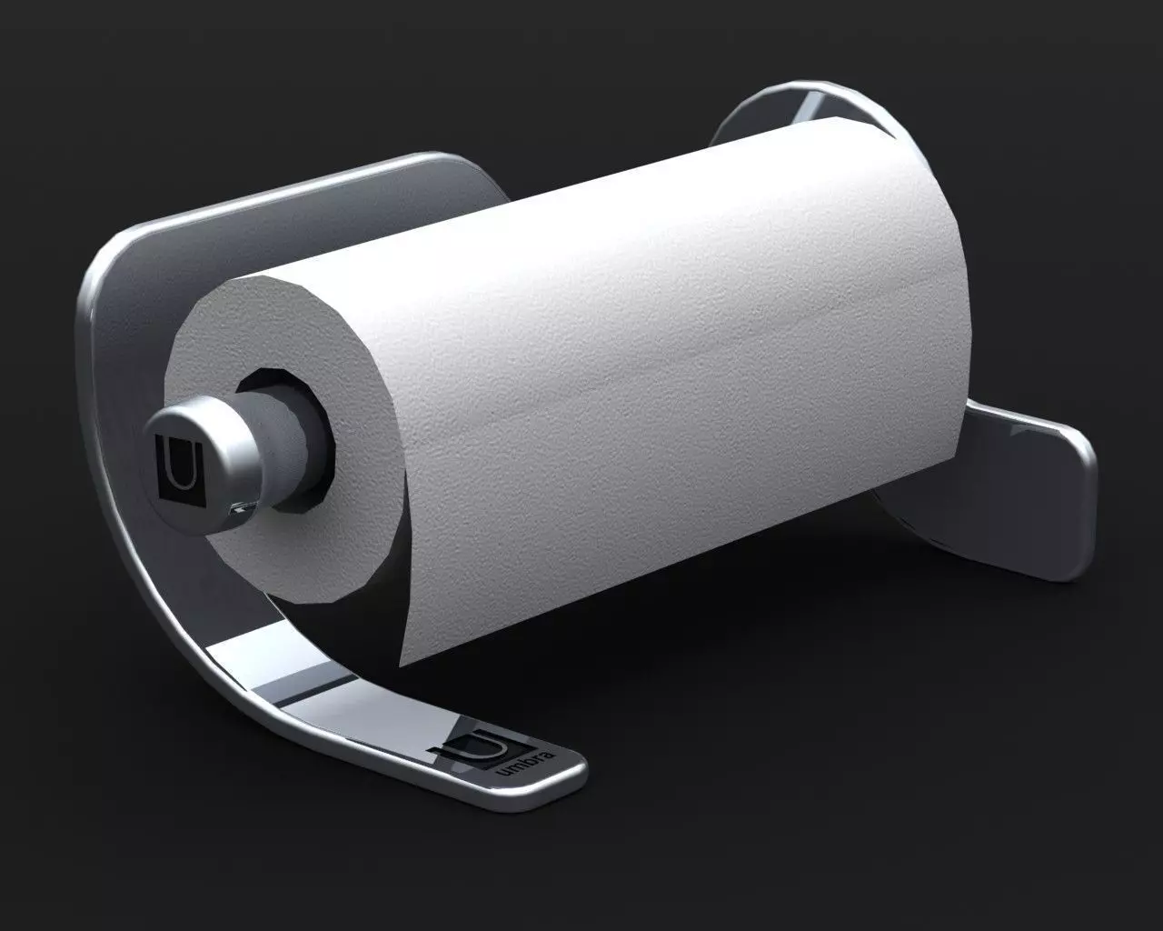 Terrain paper towel holder Free 3D model