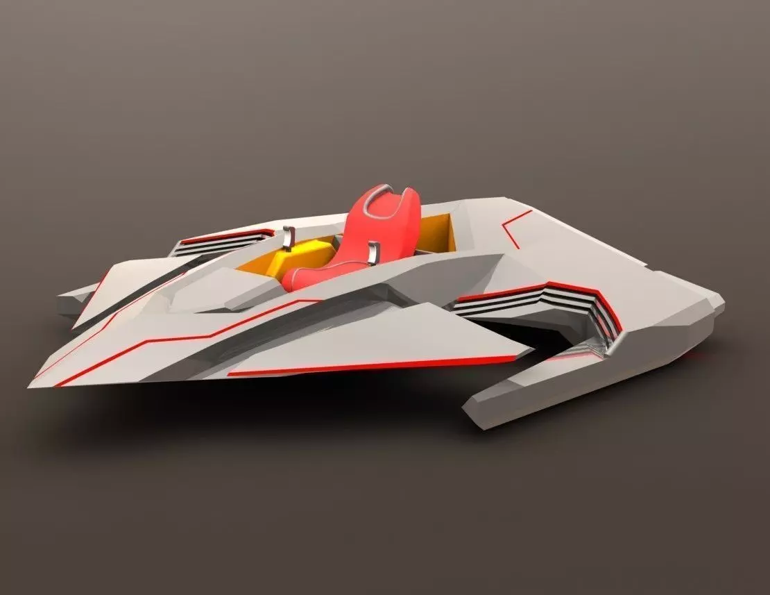 Stealth Santas Sleigh Free 3D model