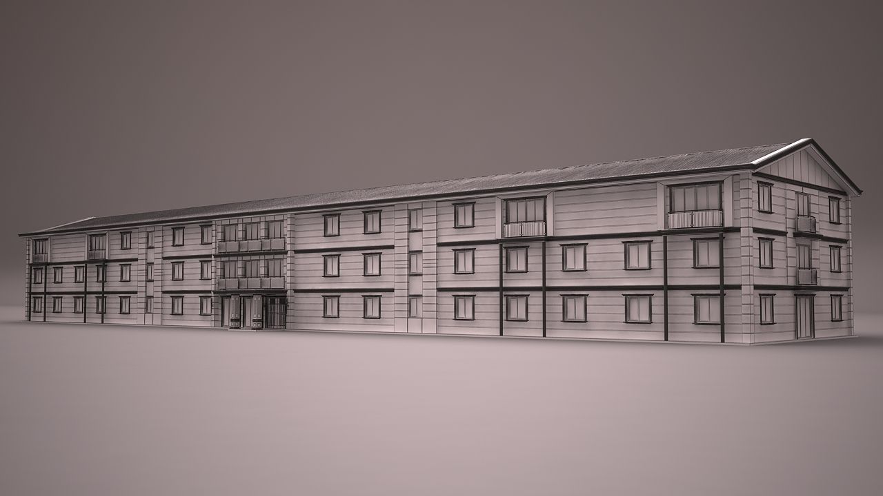 PREFABRICATED BUILDING COLLECTION 3D model_25