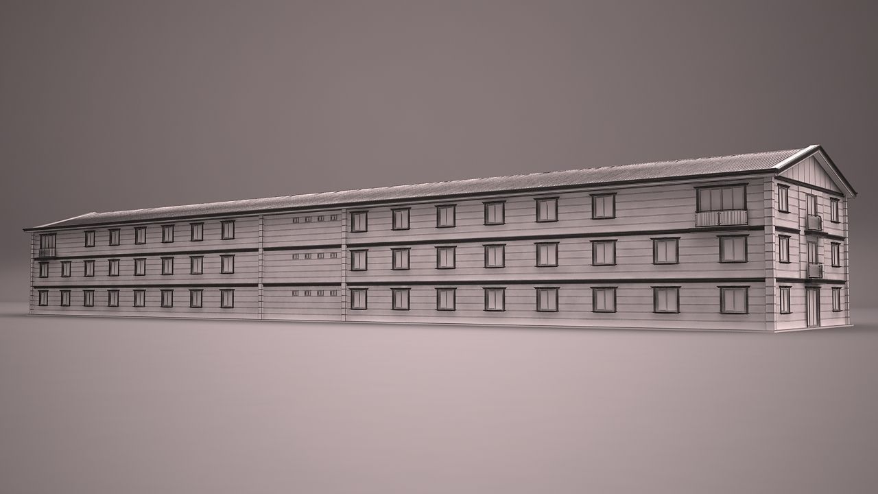 PREFABRICATED BUILDING COLLECTION 3D model_26